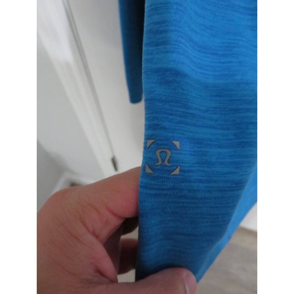 Lululemon Mens Sz XXL Blue Metal Vent Tech Half Zip 2.0 Long Sleeve Shirt - Picture 5 of 8